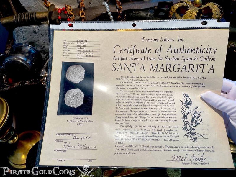 Bolivia 8 Reales No Date "Santa Margarita 1622 Shipwreck" Grade 4 11