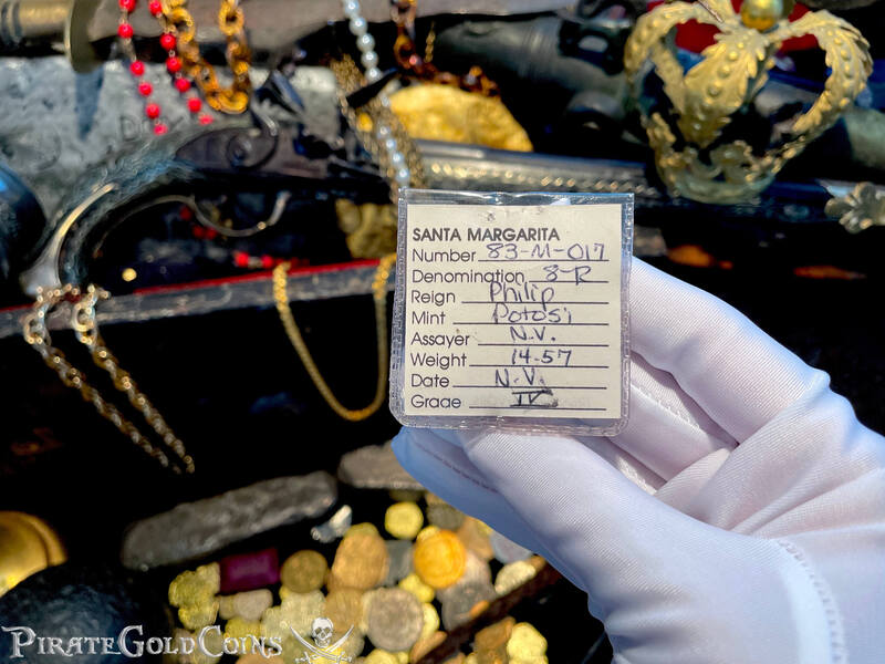 Bolivia 8 Reales No Date "Santa Margarita 1622 Shipwreck" Grade 4 12