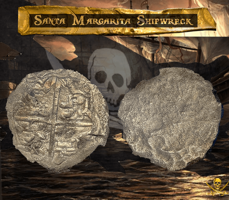 Bolivia 8 Reales No Date "Santa Margarita 1622 Shipwreck" Grade 4 4