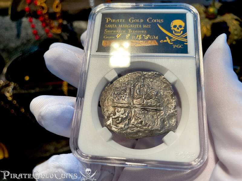 Bolivia 8 Reales ND "From the Santa Margarita 1622 Shipwreck" Grade 4