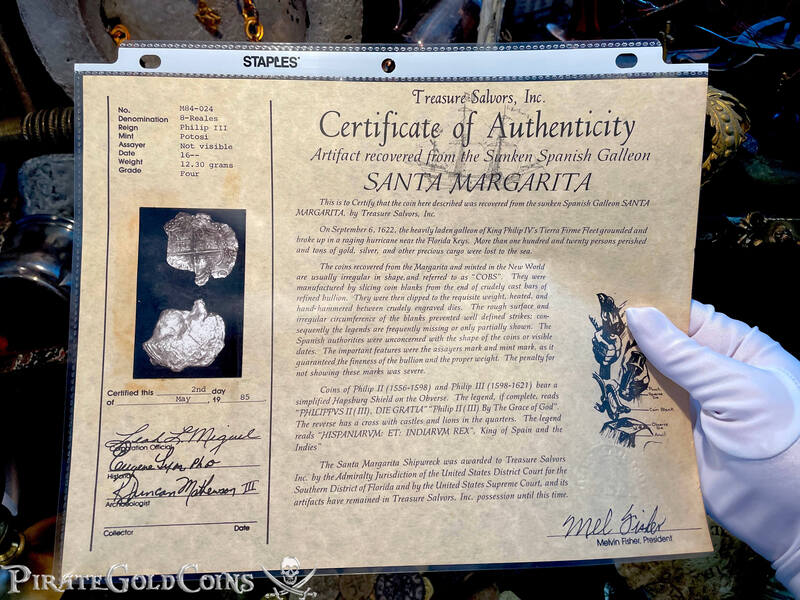 Bolivia 8 Reales 16xx "Santa Margarita 1622 Shipwreck" Grade 4 10