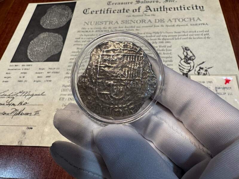 Bolivia 8 Reales ND "1715 Fleet Shipwreck" PCGS 62 4