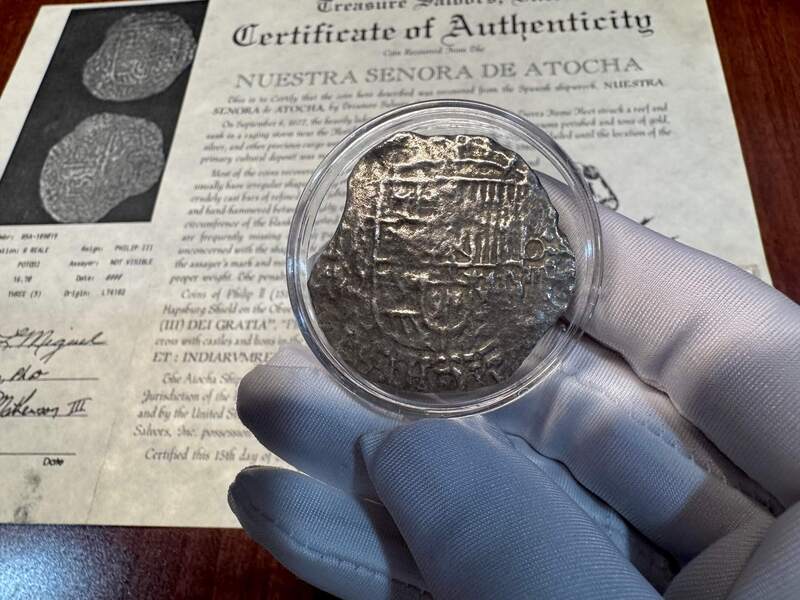 Bolivia 8 Reales ND "1715 Fleet Shipwreck" PCGS 62 5