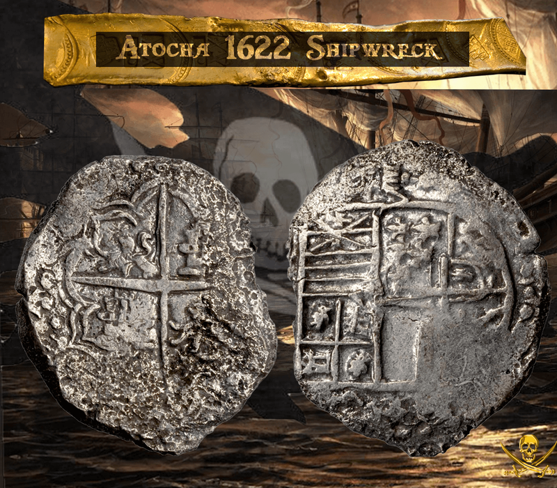 Bolivia 8 Reales "Atocha 1622 Shipwreck" Grade 2 2