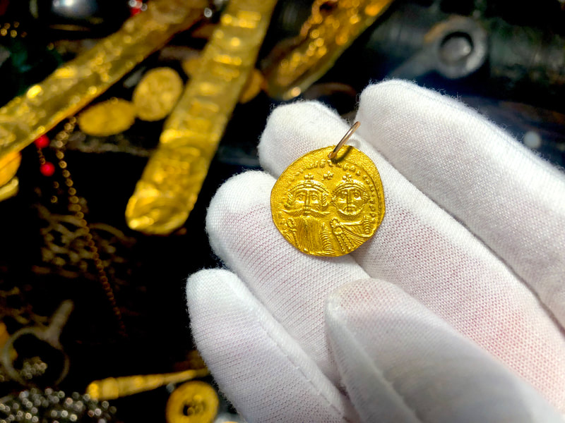 Byzantine Empire 613-645AD Heraclius Constantine/ Constantinople Pendant 5