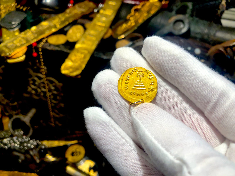 Byzantine Empire 613-645AD Heraclius Constantine/ Constantinople Pendant 11