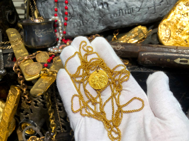 Byzantine Empire 613-645AD Heraclius Constantine/ Constantinople Pendant 15