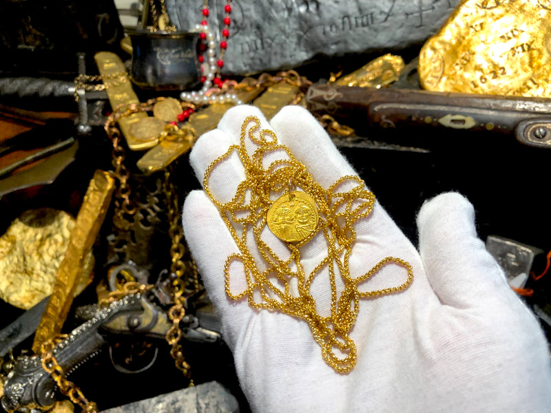 Byzantine Empire 613-645AD Heraclius Constantine/ Constantinople Pendant 16