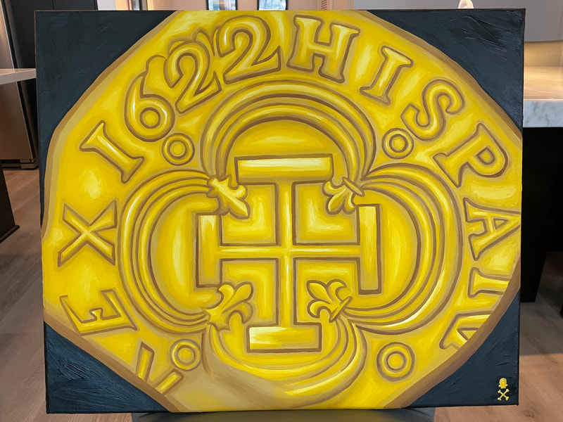 Treasure Paintings by JR Bissell: A Pirate Rendition of First Gold 8