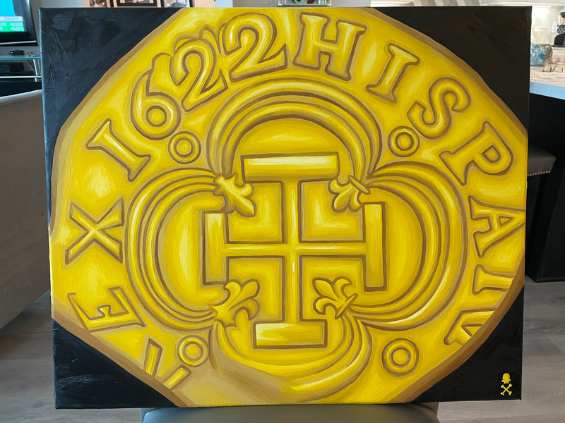 Treasure Paintings by JR Bissell: A Pirate Rendition of First Gold 9