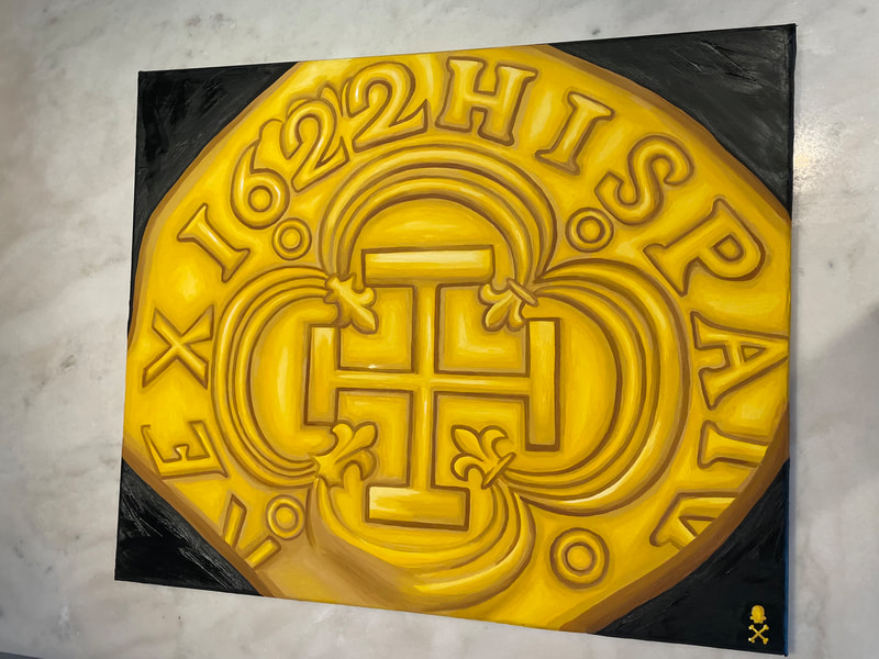 Treasure Paintings by JR Bissell: A Pirate Rendition of First Gold 10