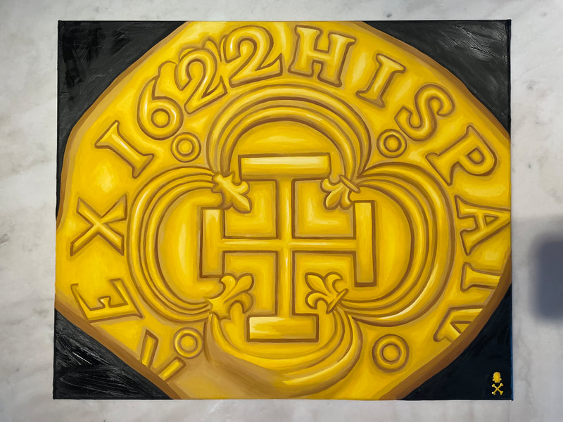 Treasure Paintings by JR Bissell: A Pirate Rendition of First Gold