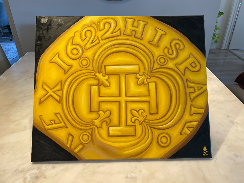 Treasure Paintings by JR Bissell: A Pirate Rendition of First Gold 12