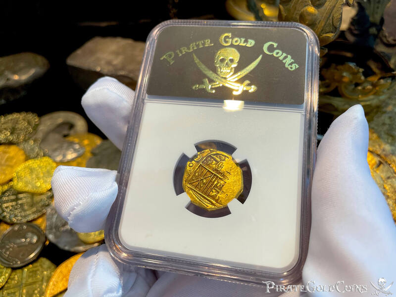 Colombia 2 Escudos 1689 "Dated! 1715 Fleet Shipwreck" NGC 62 4