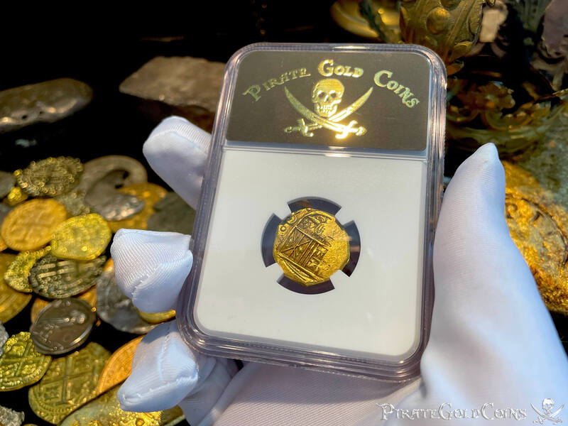 Colombia 2 Escudos 1689 "Dated! 1715 Fleet Shipwreck" NGC 62 6