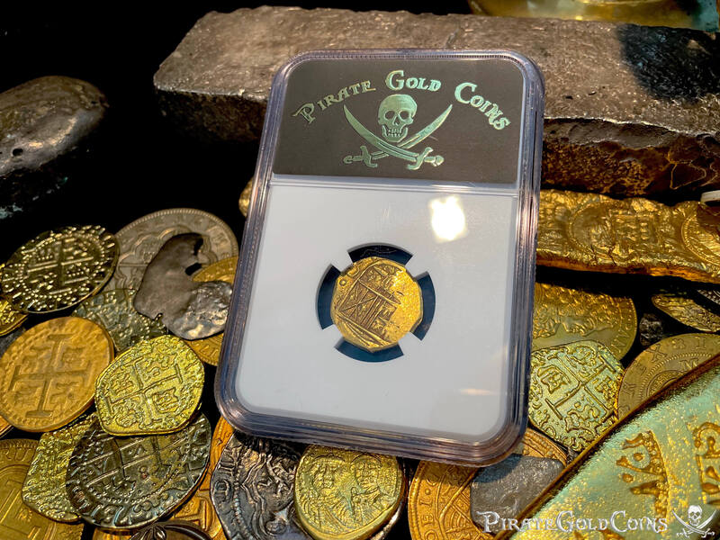 Colombia 2 Escudos 1689 "Dated! 1715 Fleet Shipwreck" NGC 62 10