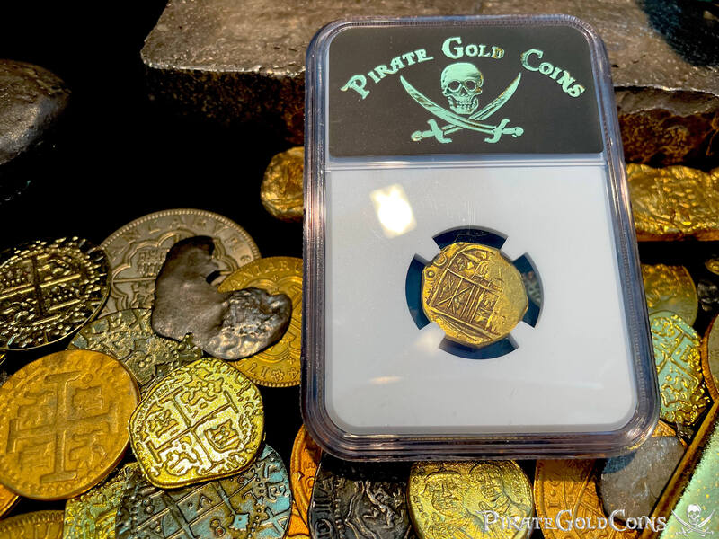 Colombia 2 Escudos 1689 "Dated! 1715 Fleet Shipwreck" NGC 62 11