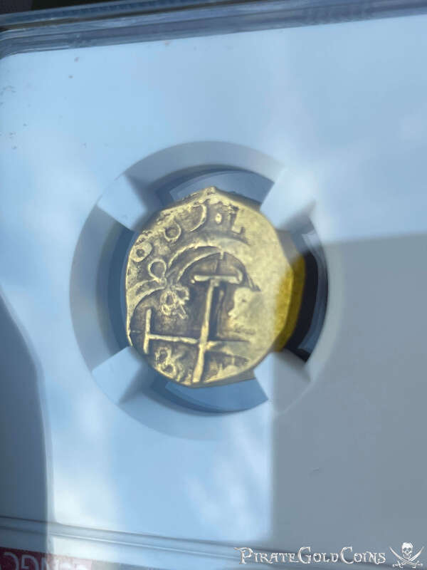 Colombia 2 Escudos 1689 "Dated! 1715 Fleet Shipwreck" NGC 62 12