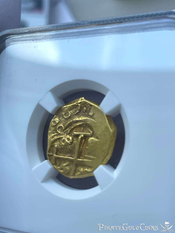 Colombia 2 Escudos 1689 "Dated! 1715 Fleet Shipwreck" NGC 62 13