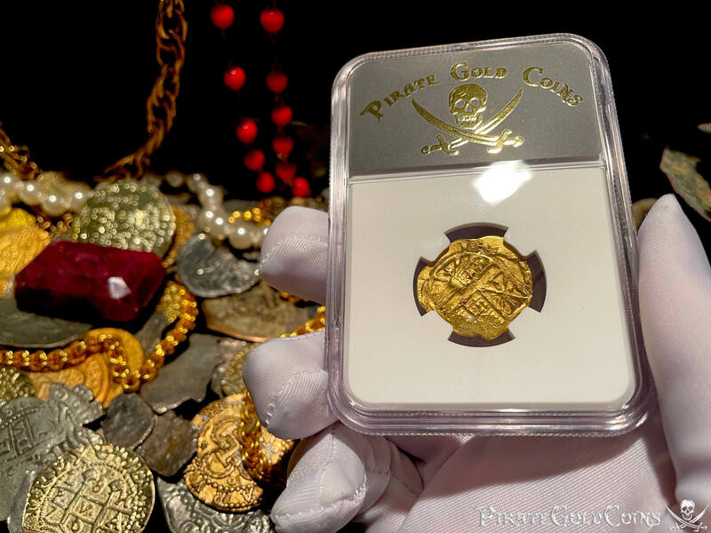 Colombia 2 Escudos 16xx "Dated- 1715 Fleet Shipwreck" NGC AU 7