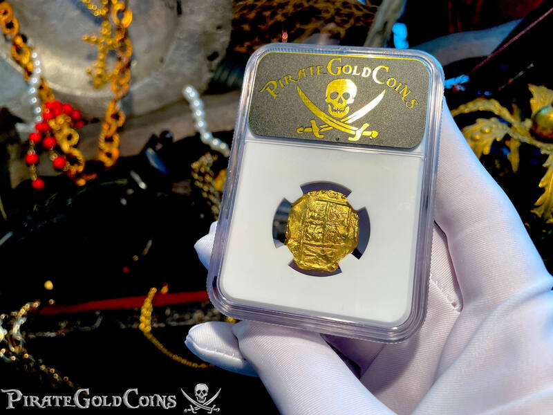 Colombia 2 Escudos 1694-1713 "Cannon Find! From the 1715 Fleet Shipwreck" NGC 62 17