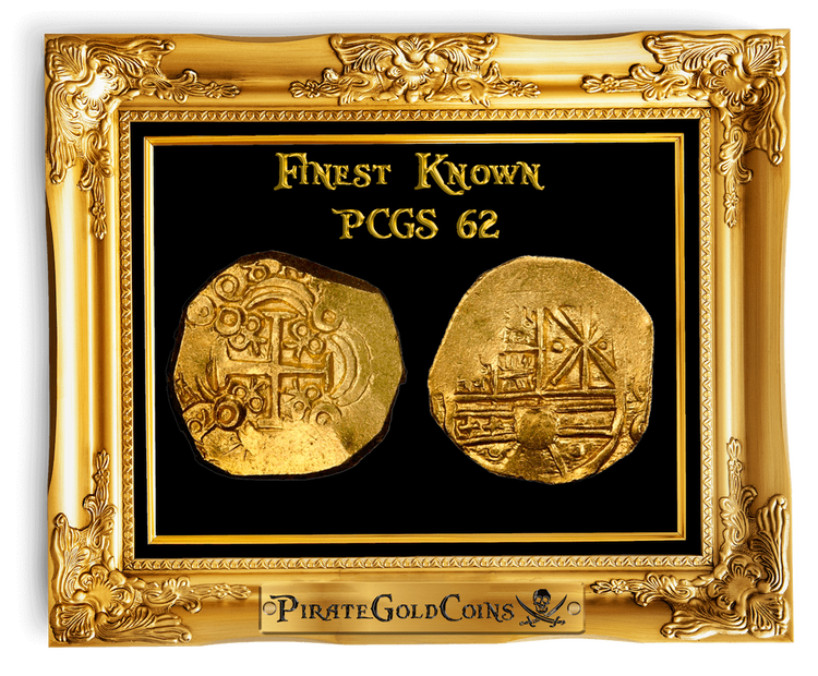Colombia 2 Escudos 1698 "1715 Fleet Shipwreck" PCGS 62