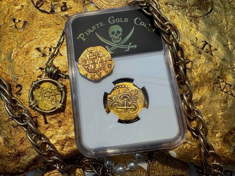 Colombia 2 Escudos 1703 "1715 Fleet Shipwreck" NGC 58 2