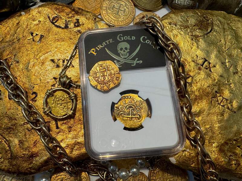 Colombia 2 Escudos 1703 "1715 Fleet Shipwreck" NGC 58 10