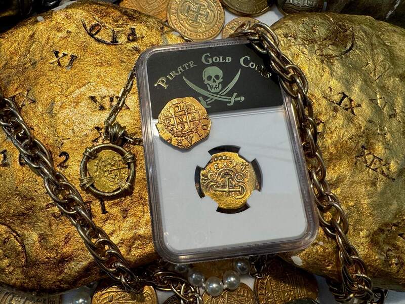 Colombia 2 Escudos 1703 "1715 Fleet Shipwreck" NGC 58 12