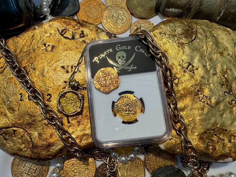 Colombia 2 Escudos 1703 "1715 Fleet Shipwreck" NGC 58 3