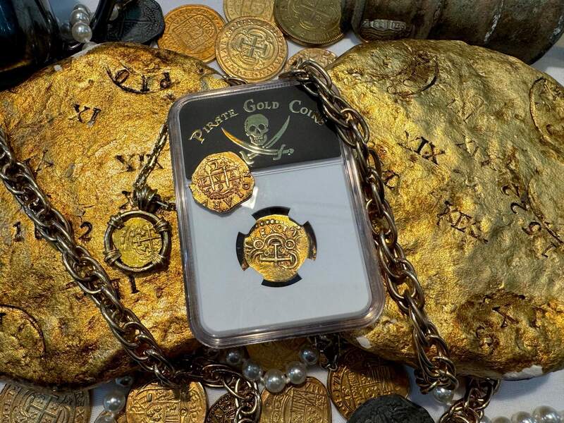 Colombia 2 Escudos 1703 "1715 Fleet Shipwreck" NGC 58 6