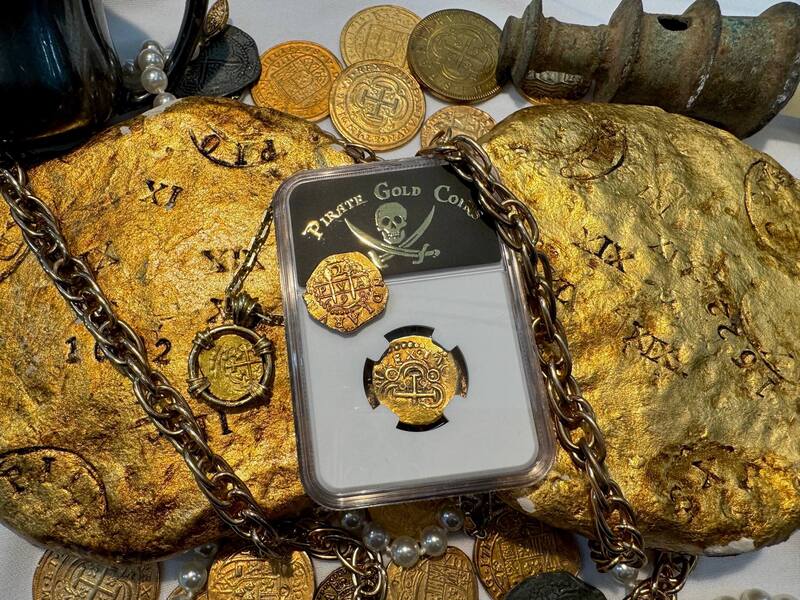 Colombia 2 Escudos 1703 "1715 Fleet Shipwreck" NGC 58 7