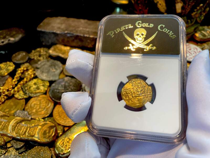 Colombia 2 Escudos 1700-13 "1715 Fleet Shipwreck" NGC 61 11