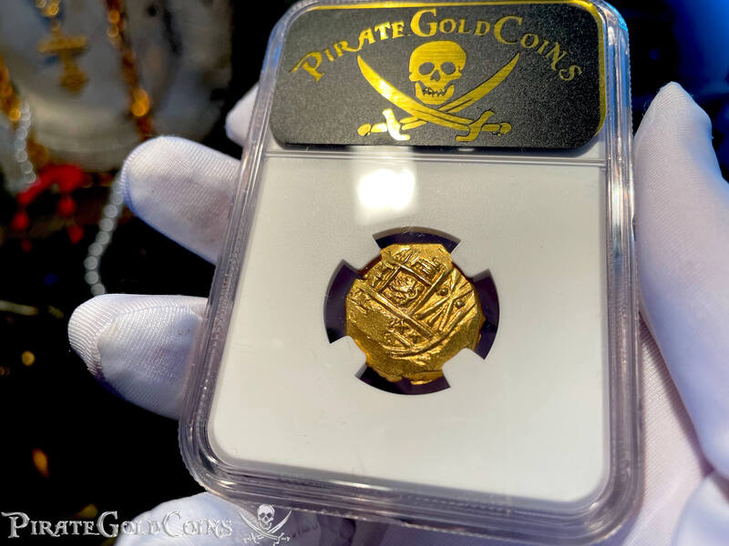 Colombia 2 Escudos 1700-13 "From 1715 Fleet Shipwreck" NGC 63 9