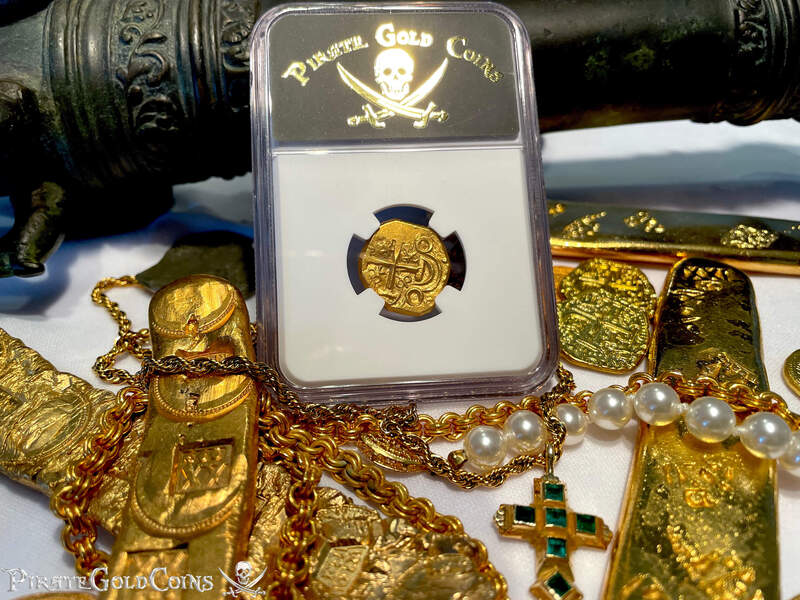 Colombia 2 Escudos 1700-13 "1715 Fleet Shipwreck" NGC 63 9