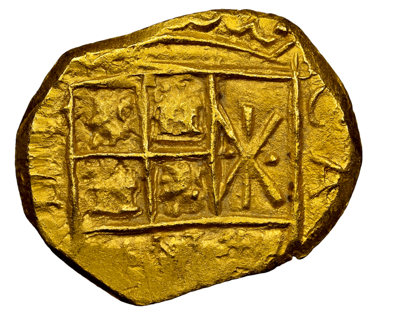 Colombia 2 Escudos 1700-14 "Charles III & Philip V" NGC 64 4