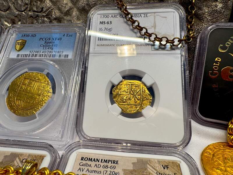 Colombia 2 Escudos 1700 "1715 Fleet Shipwreck" NGC 63 22