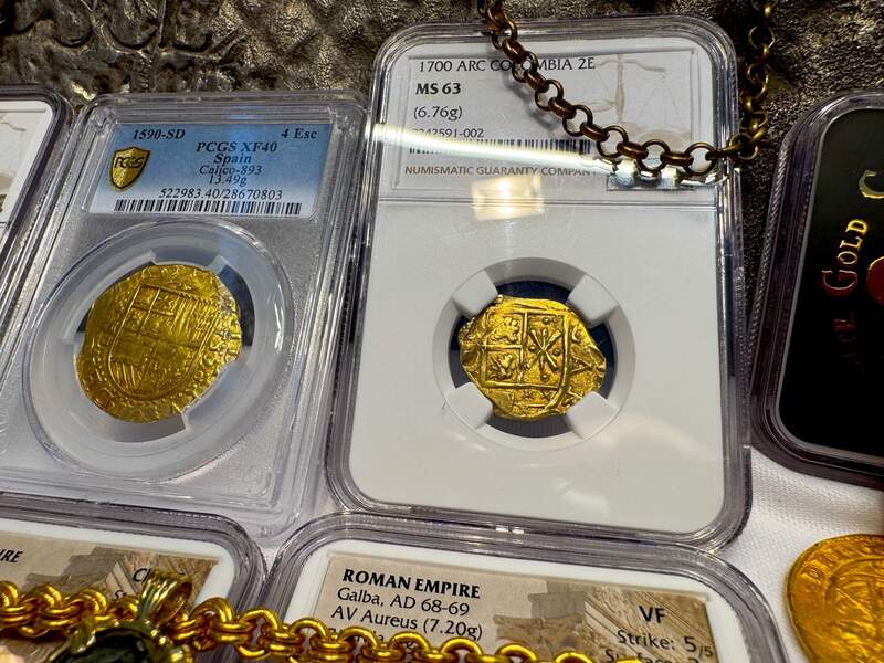 Colombia 2 Escudos 1700 "1715 Fleet Shipwreck" NGC 63 21