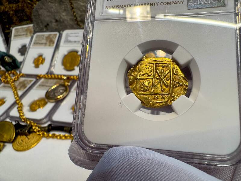 Colombia 2 Escudos 1700 "1715 Fleet Shipwreck" NGC 63 15