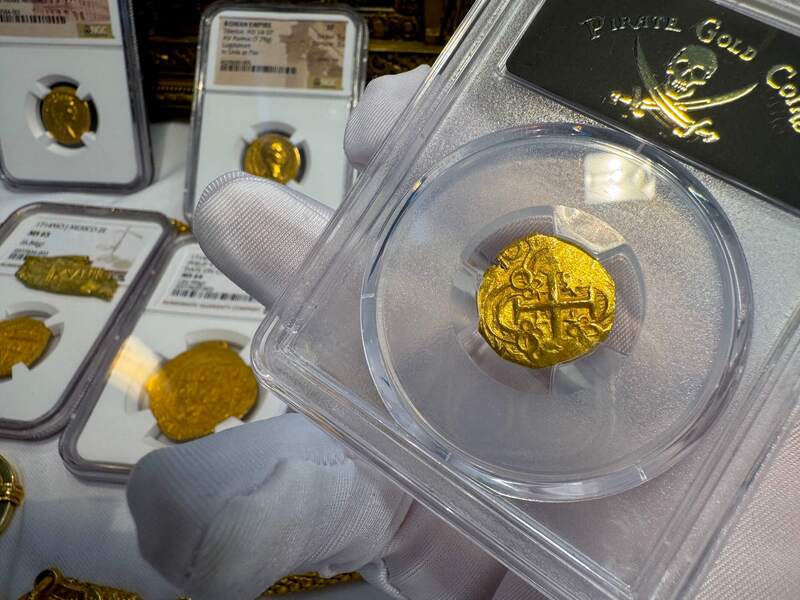 Colombia 2 Escudos 1701-1709 "1715 Fleet Shipwreck" PCGS 63 13