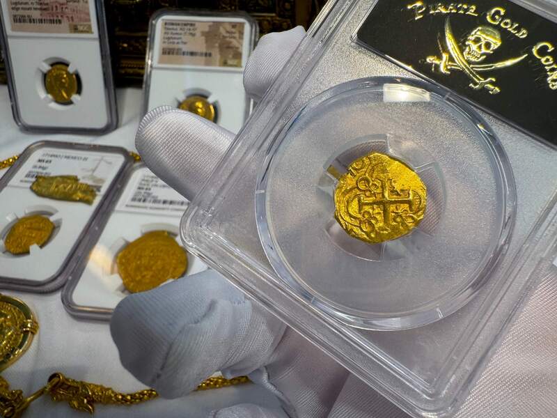 Colombia 2 Escudos 1701-1709 "1715 Fleet Shipwreck" PCGS 63 14