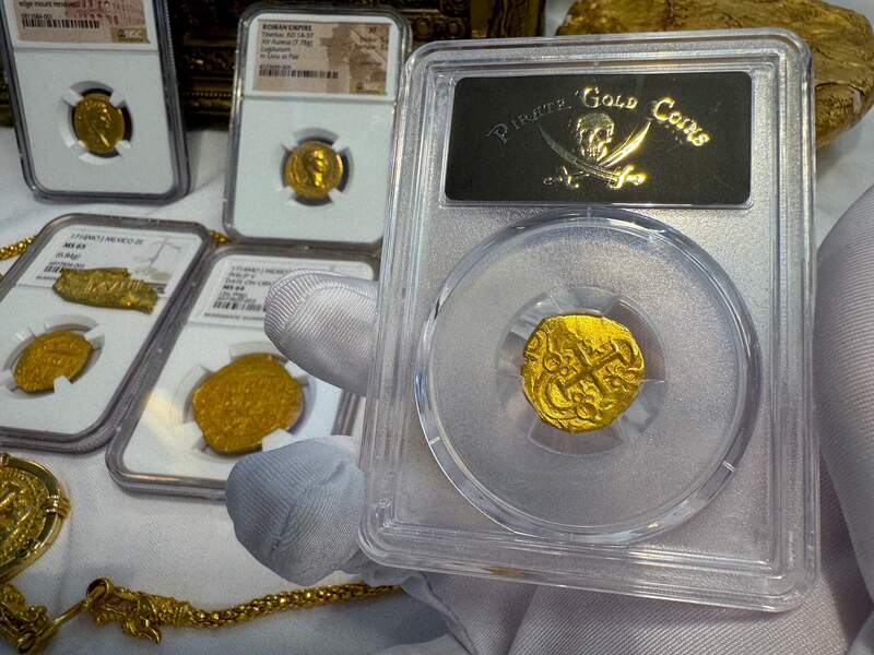 Colombia 2 Escudos 1701-1709 "1715 Fleet Shipwreck" PCGS 63 17