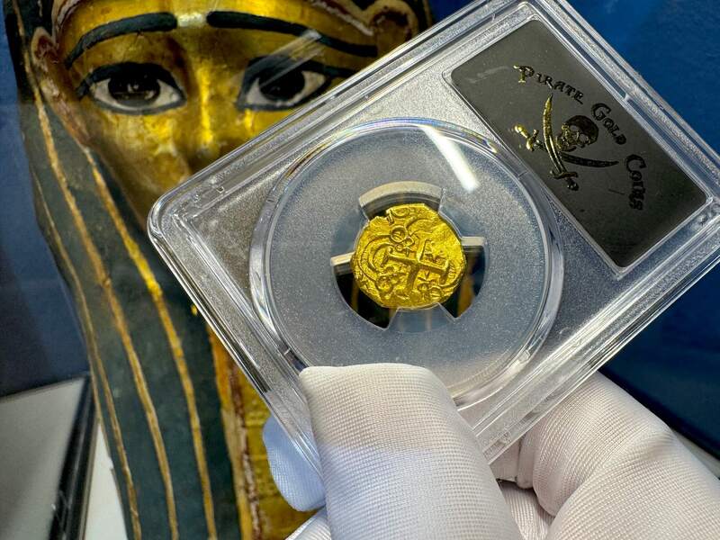 Colombia 2 Escudos 1701-1709 "1715 Fleet Shipwreck" PCGS 63 5