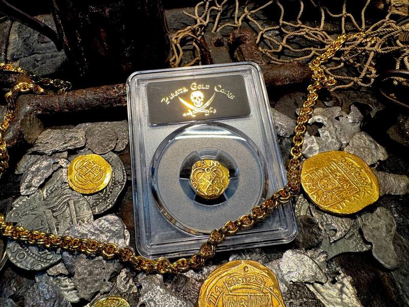 Colombia 2 Escudos 1701-14 "1715 Fleet Shipwreck" PCGS 55 6