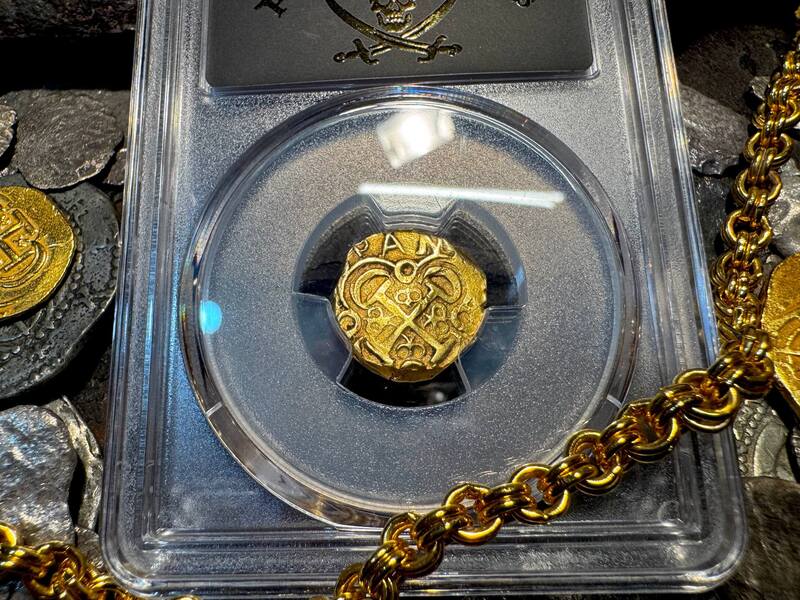 Colombia 2 Escudos 1701-14 "1715 Fleet Shipwreck" PCGS 55 16