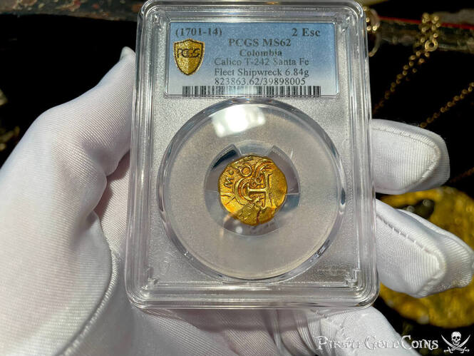 Pirate Gold Coins | Colombia 2 Escudos 53