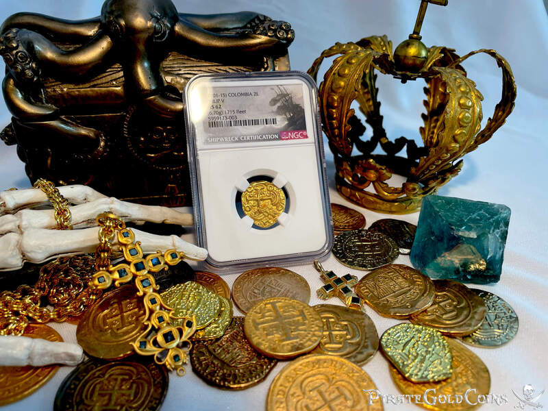 Colombia 2 Escudos 1701/1699 "1715 Fleet Shipwreck" NGC 62 11