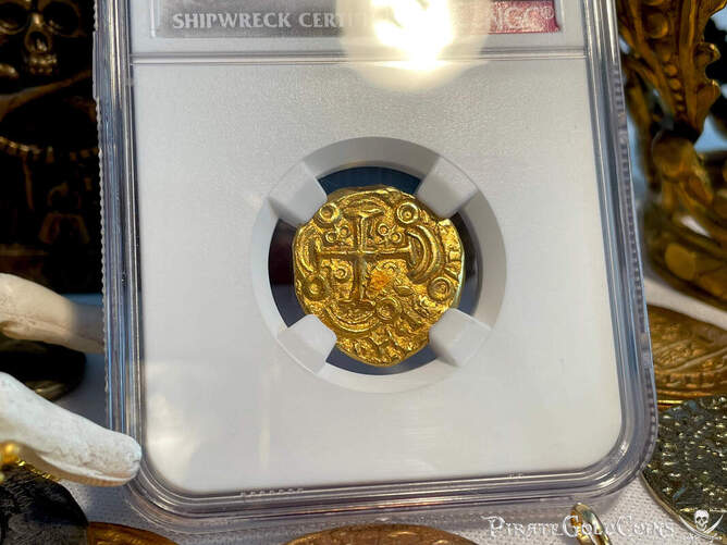 Dated | Colombia 2 Escudos | Pirate Gold Coins 21