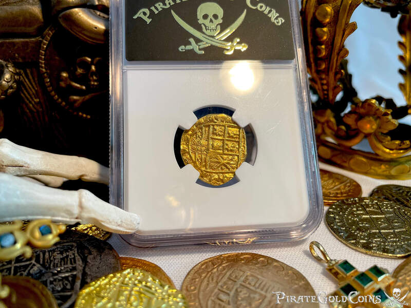 Colombia 2 Escudos 1701/1699 "1715 Fleet Shipwreck" NGC 62 16