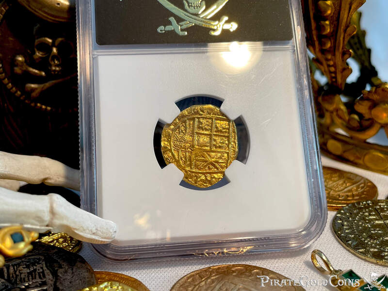 Colombia 2 Escudos 1701/1699 "1715 Fleet Shipwreck" NGC 62 17